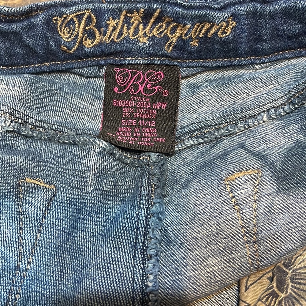 Bubblegum Stretch Jeans Size 11/12🥰🥰 - Picture 4 of 4